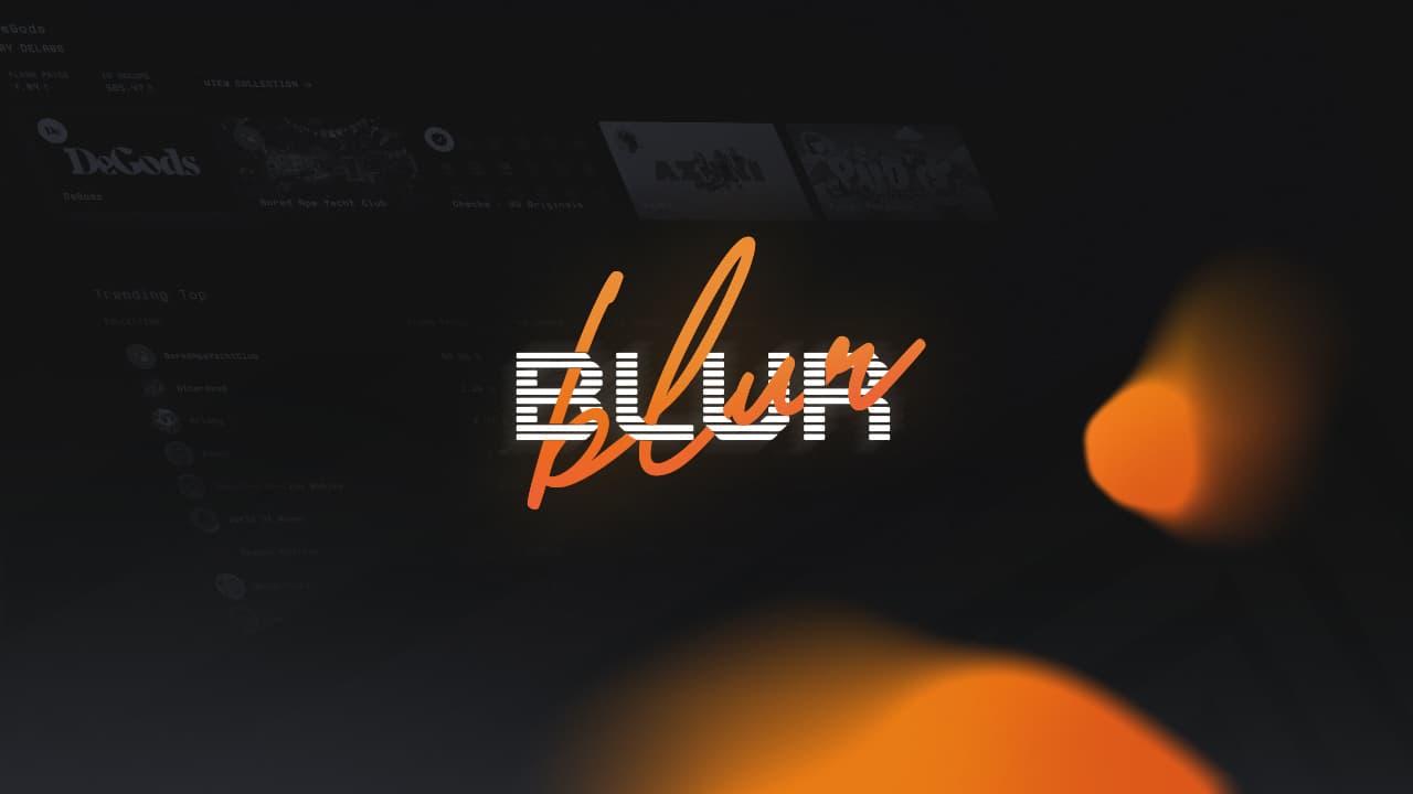 blur nft banniere