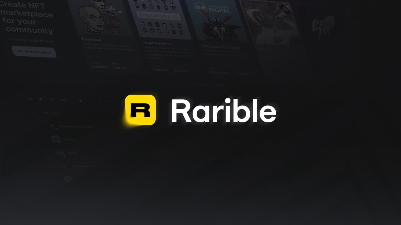 rarible nft banniere