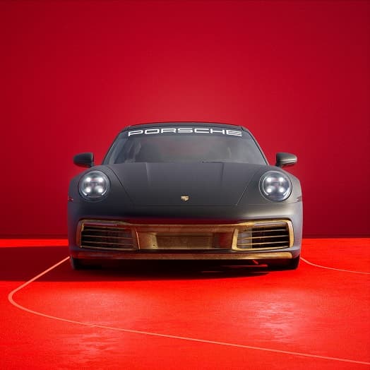 close up porsche