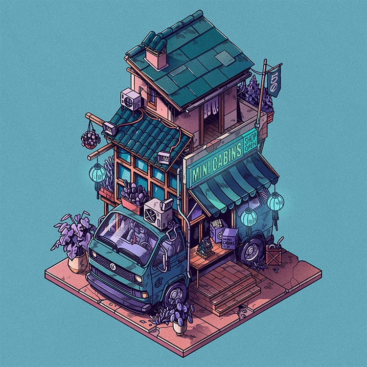 curious cabins nft2