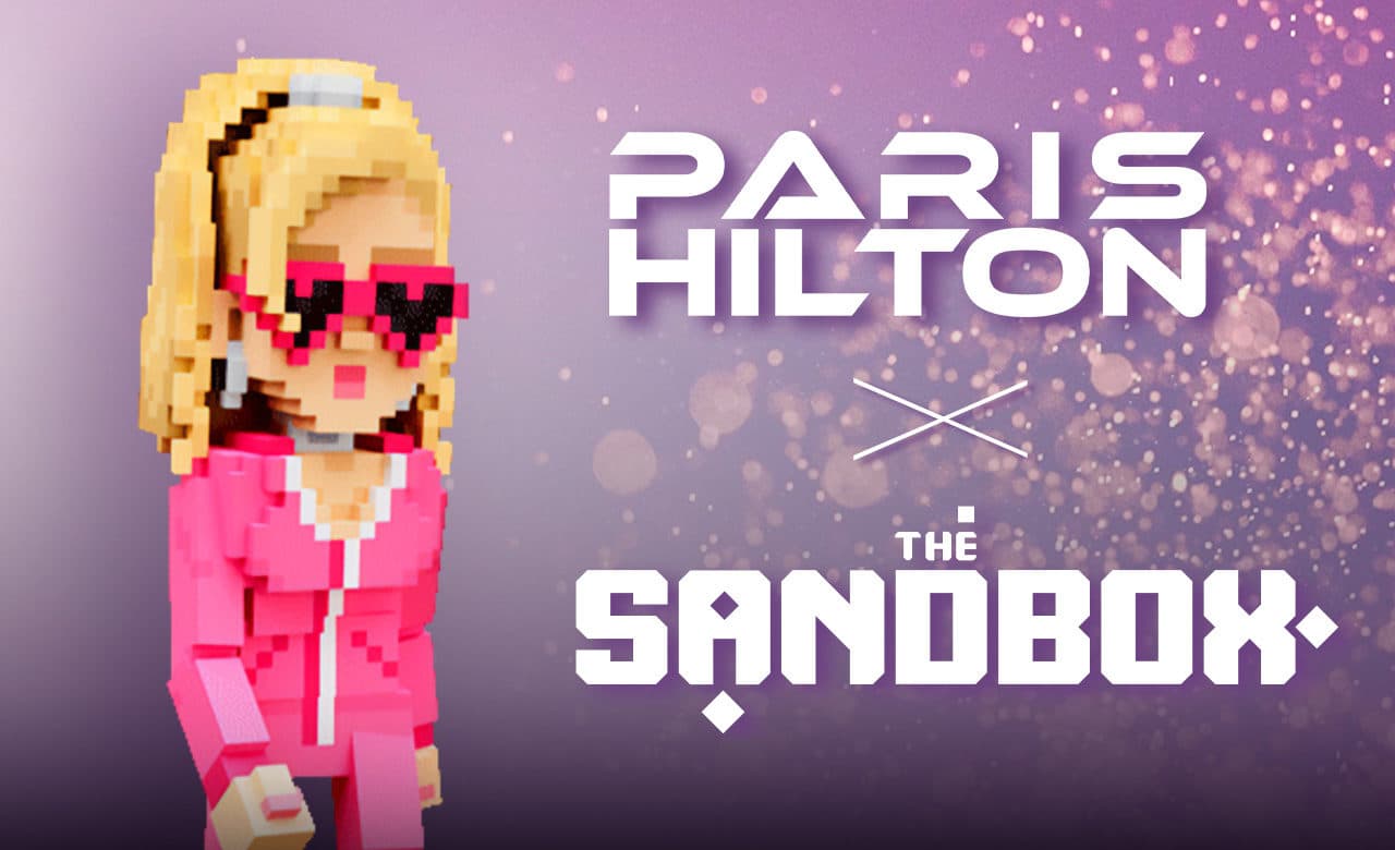 banniere paris hilton metavers st valentin