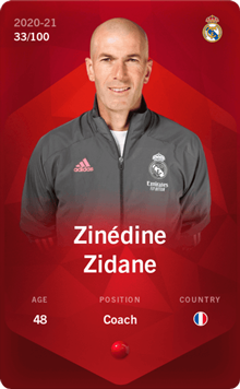 zidane coach rare