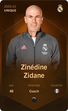 zidane coach unique